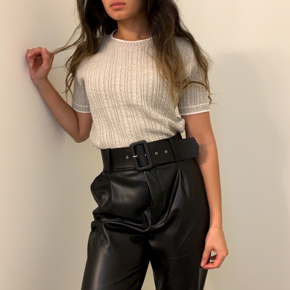 light grey knit tee - Picture 8 of 8